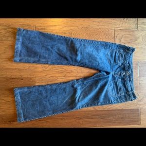 AE wide Leg button fly